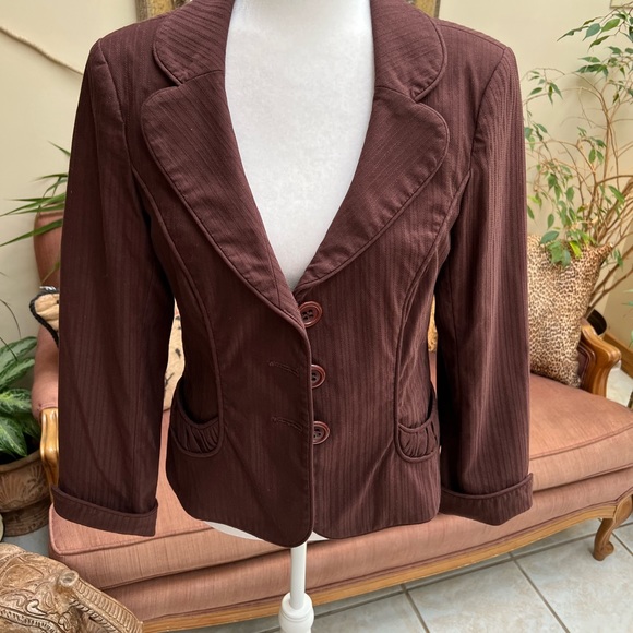 Nanette Lepore Jackets & Blazers - Nanette Lepore Brown Pant Suit Size 10